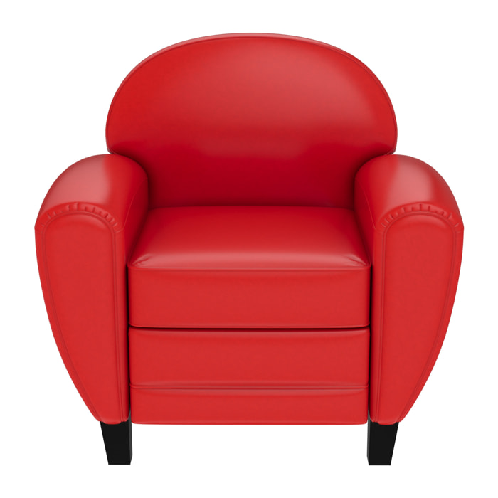 Fauteuil Club rouge