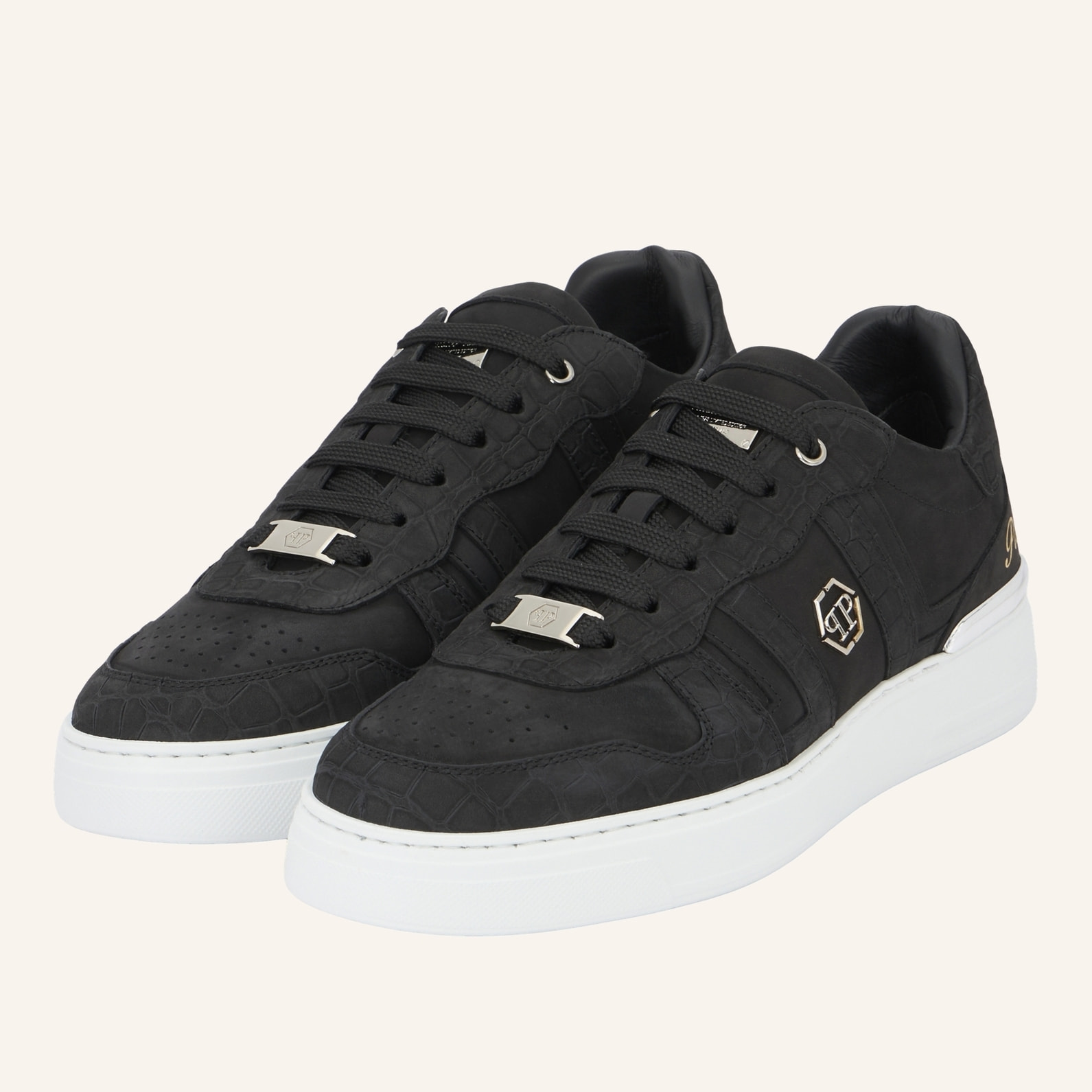 PHILIPP PLEIN Lo-Top Sneakers COCCO
