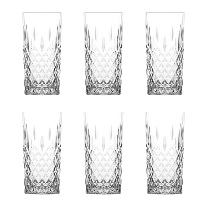 Lot de 6 gobelets hauts 35,5cl GLEN