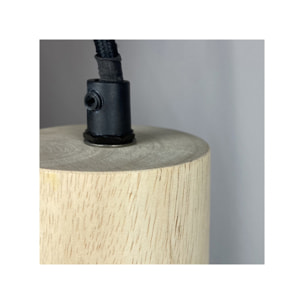 Suspension lumineuse en bois clair - PRAO 324