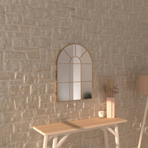Miroir "Monica" - doré - métal 54x74 cm