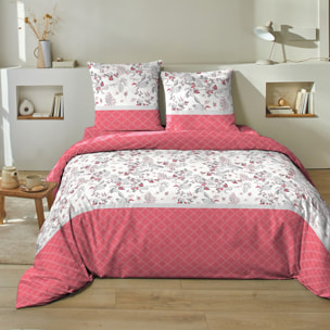 Parure housse de couette 3pcs 100% 100% coton 51 fils_chorai