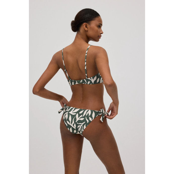 Set bikini a triangolo glitterato