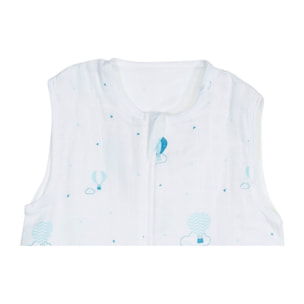 Gigoteuse bébé en coton bio blanc