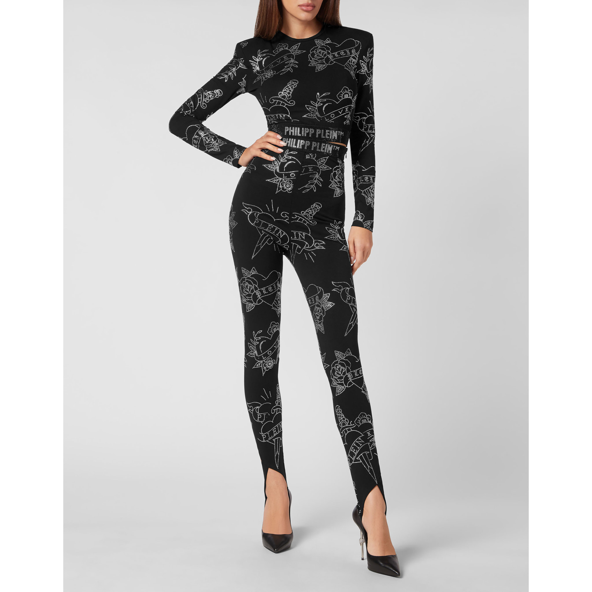 PHILIPP PLEIN Ls Top LOVE