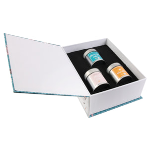 Bougie Parfumee Metal X3 Coffret