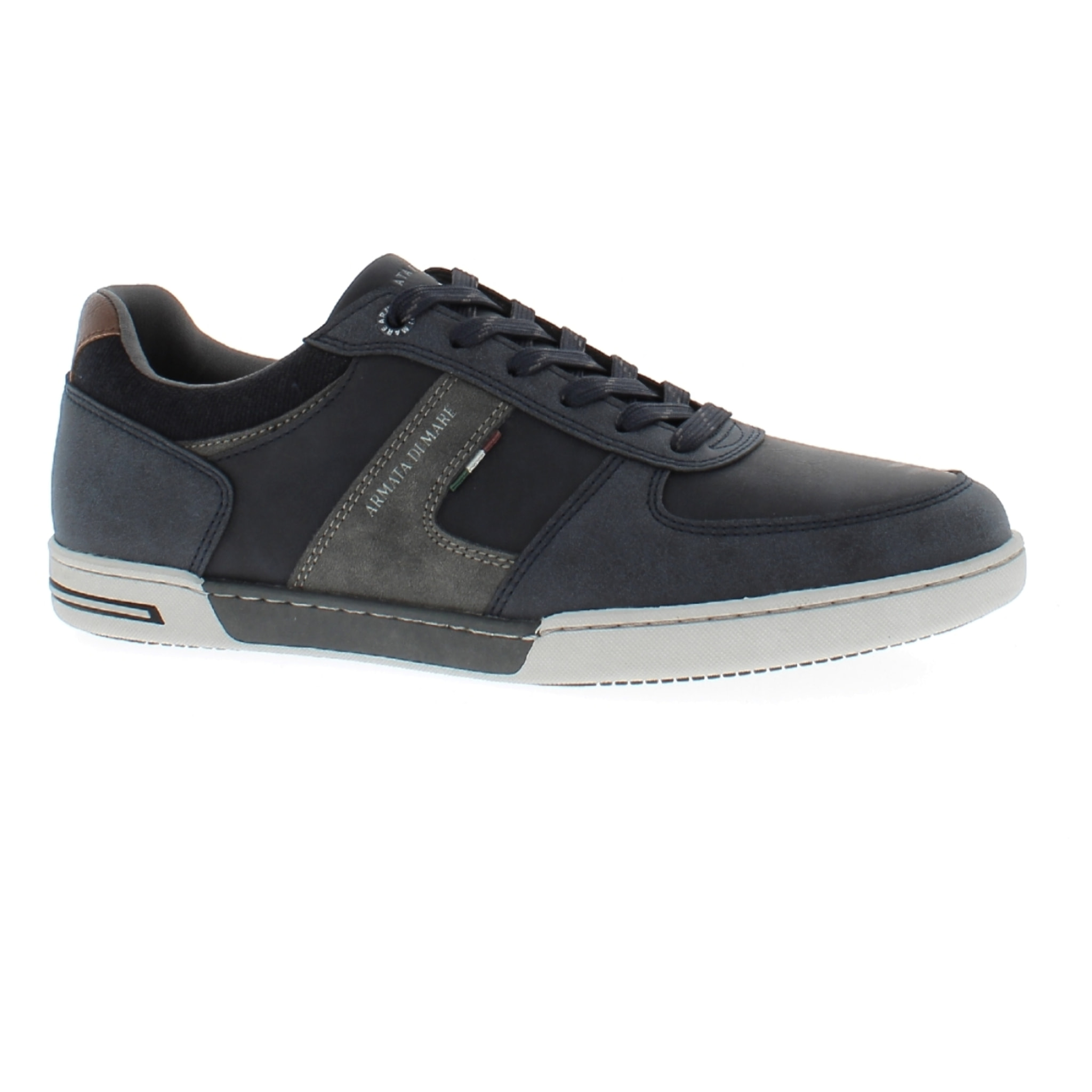 Armata di Mare Scarpe Uomo Sneakers Basse Stringate con Soletta Rimovibile in Memory Foam AMU W24M601 Navy