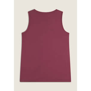 Canotta Regular Fit con Apertura Laterale