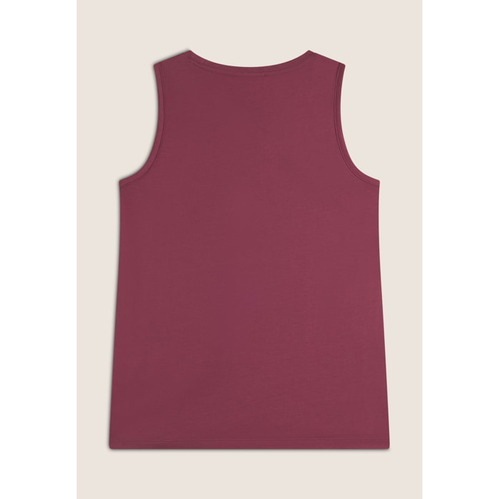 Canotta Regular Fit con Apertura Laterale