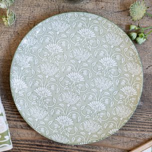 Lot de 6 grandes assiettes, SOLIMAN