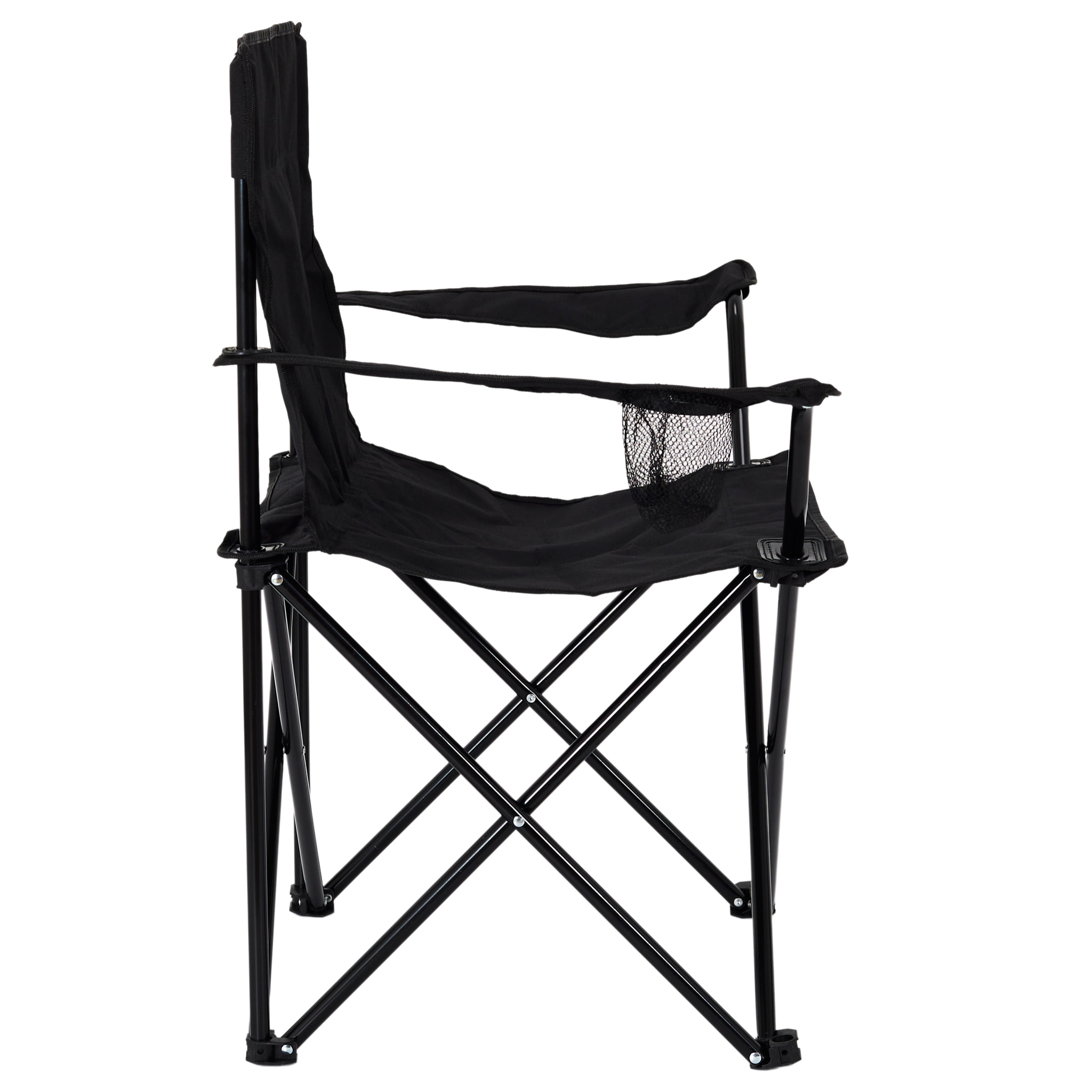 Fauteuil Camping Pliant Noir