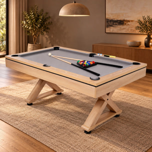 Table multi-jeux ping-pong et billard en bois ARIZONA