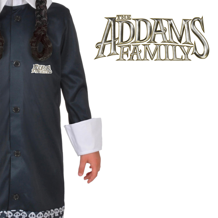 Mercoledã¬ Famiglia Addams Costume Nero Bambina