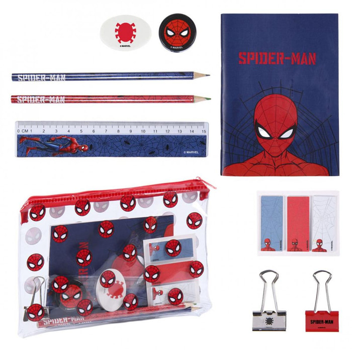 Set Scrittura Spiderman Lui Marvel Multicolor