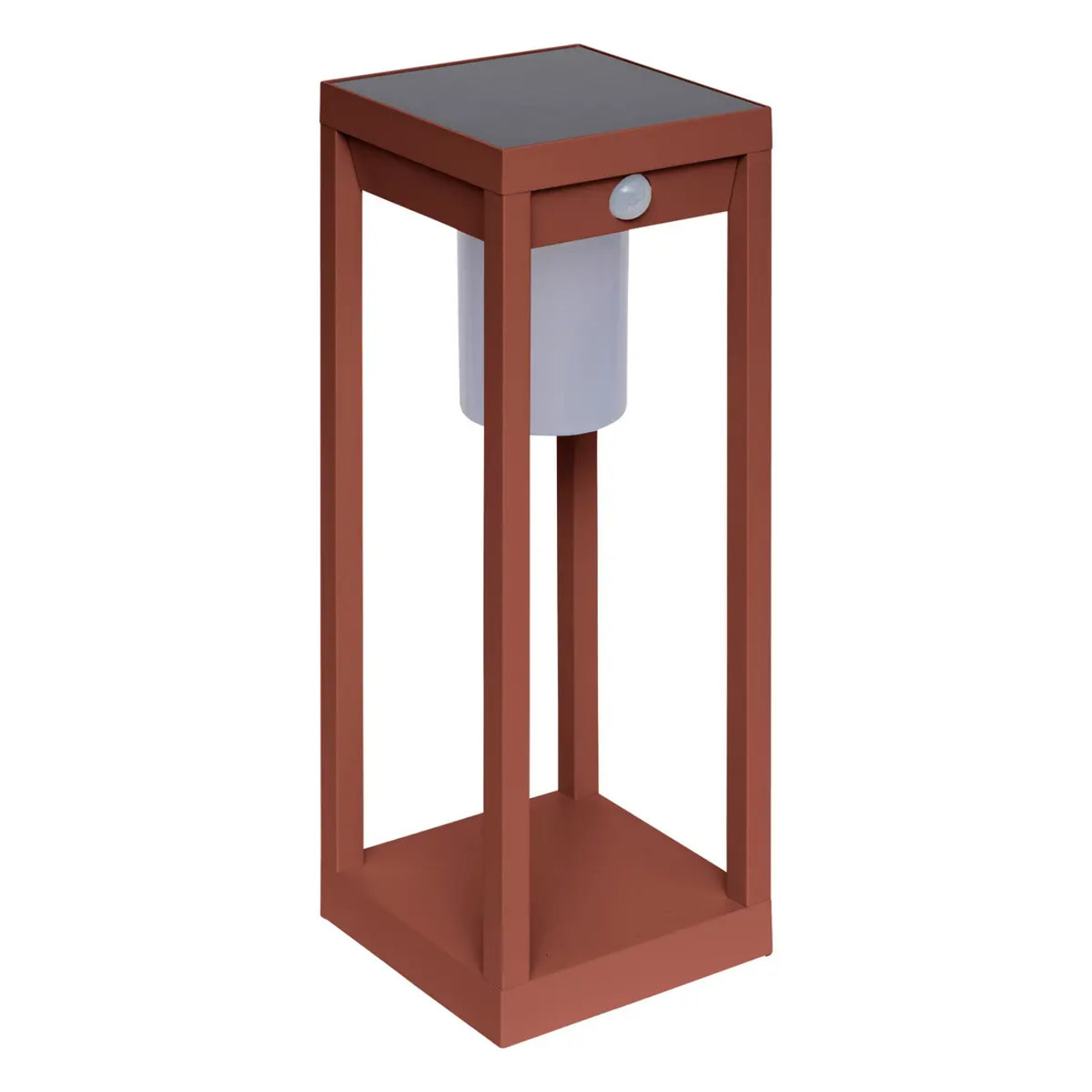 Lanterne Piky solaire acajou H40cm