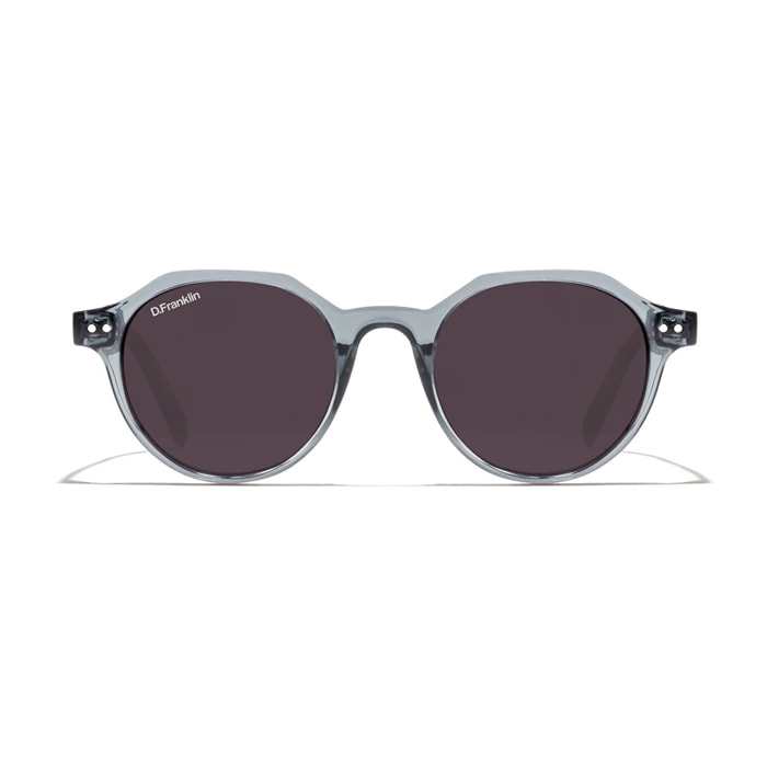 Gafas de Sol Ultra Light S Round Crystal Grey / Black D.Franklin