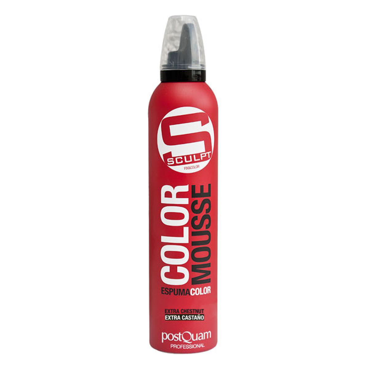 Mousse extra-couleur châtain 300 ml.