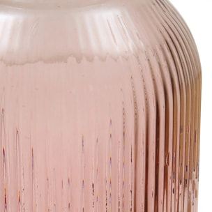 Vase Luz rose H72cm