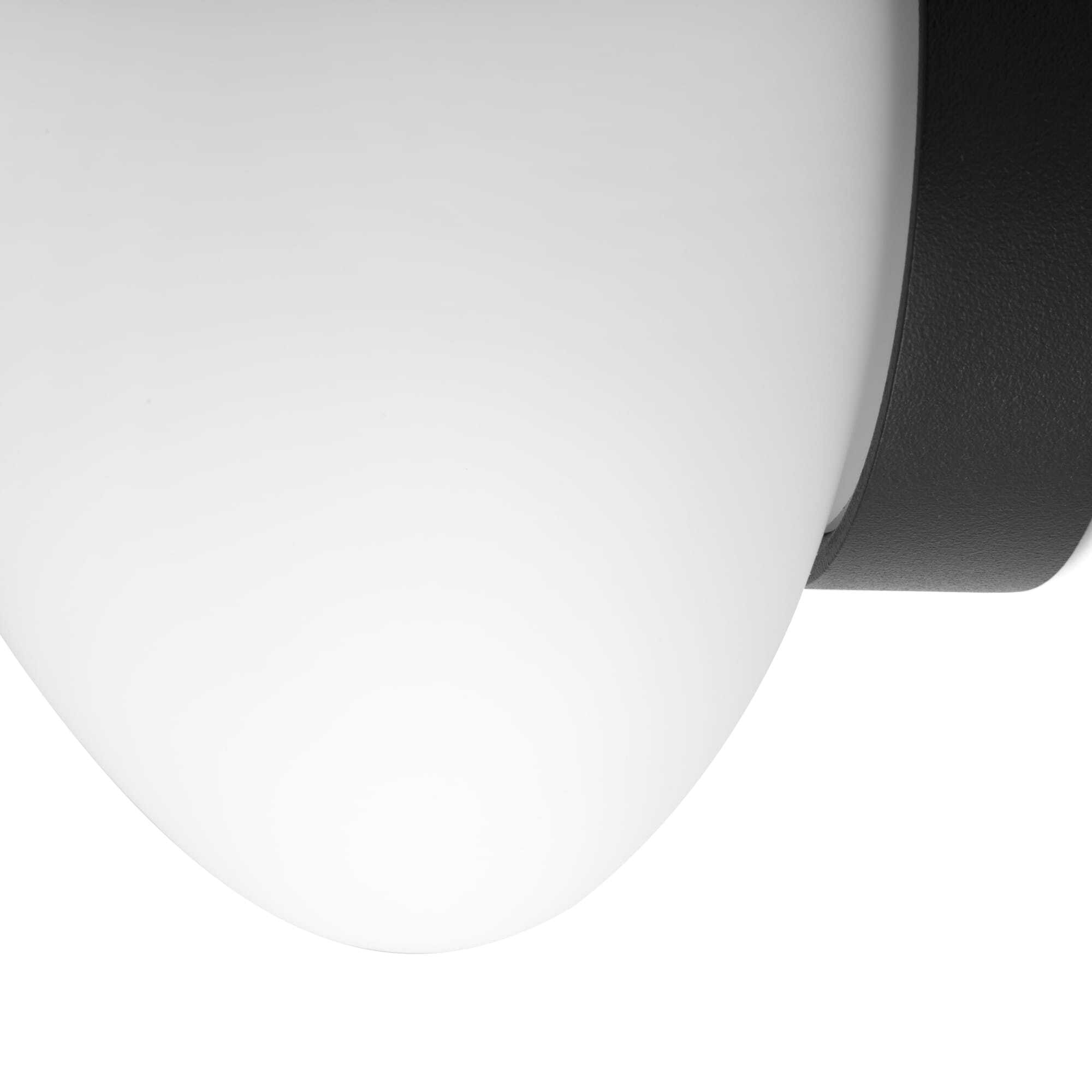 NUBO 150 Lampada da parete/plafoniera nera