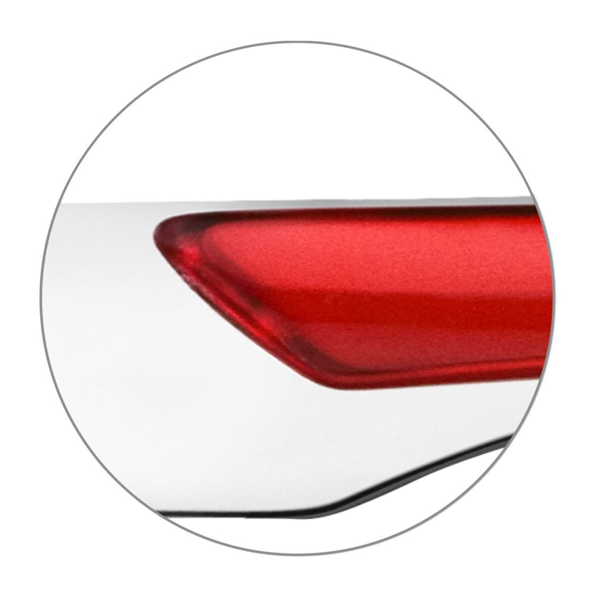 Solstice Rojo - Set de 6 tenedores para pastel