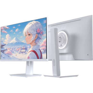 Ecran PC Gamer JAPANNEXT JN-IPS238G120F-HSP-PK 24'' Blanc