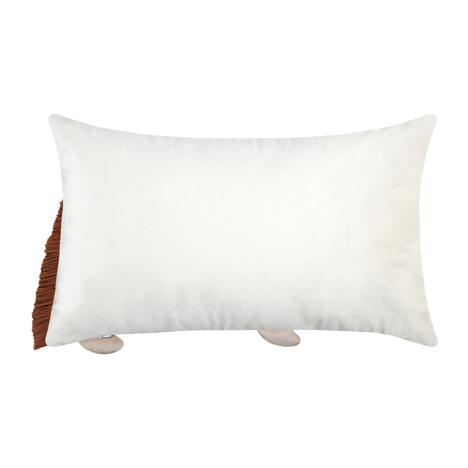 Coussin rectangulaire enfant hérisson - Naturel