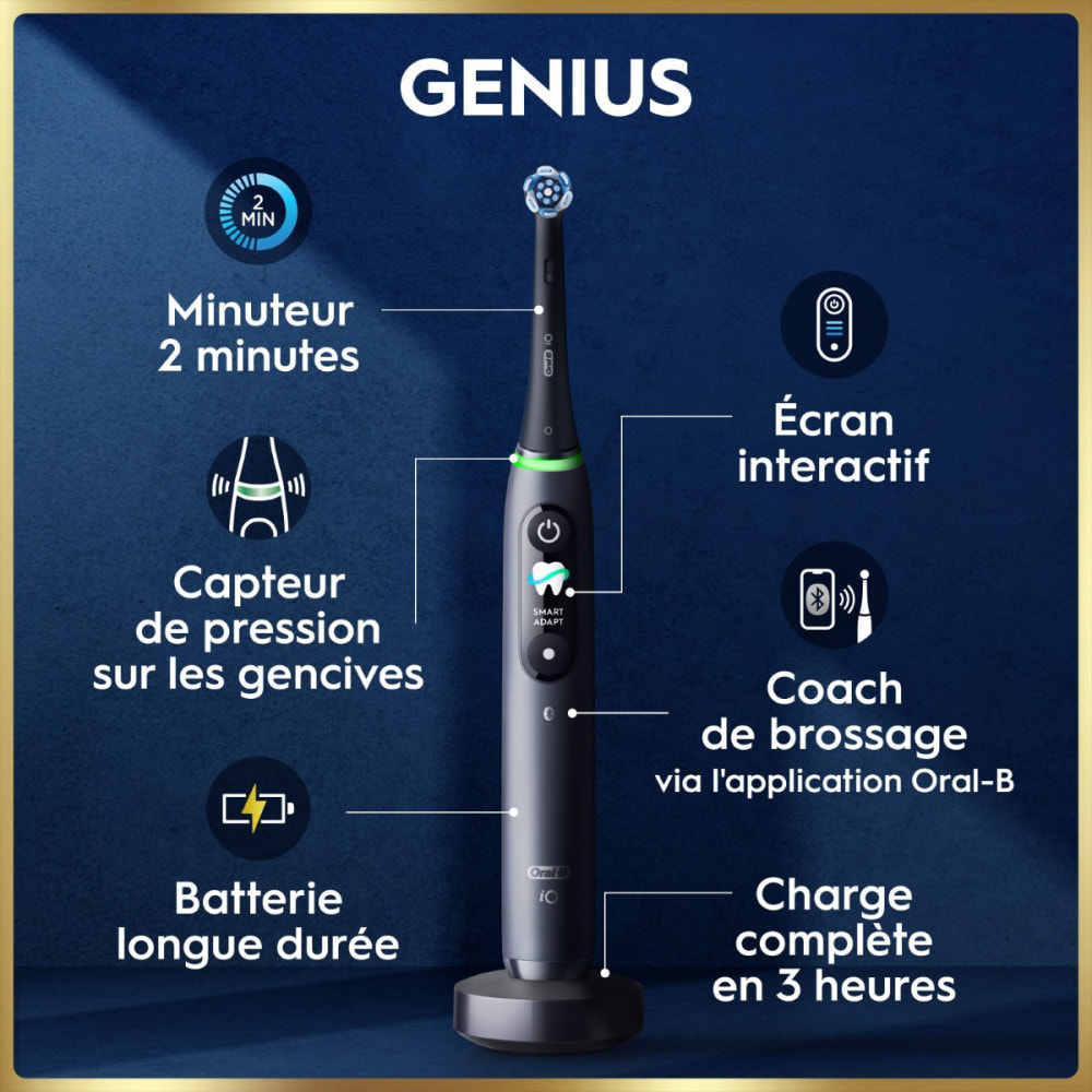 Brosse à dent Oral-B iO9 Series Noire Special Edition