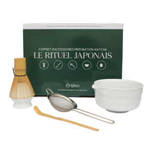 Coffret rituel matcha - Accessoires traditionnels japonais
