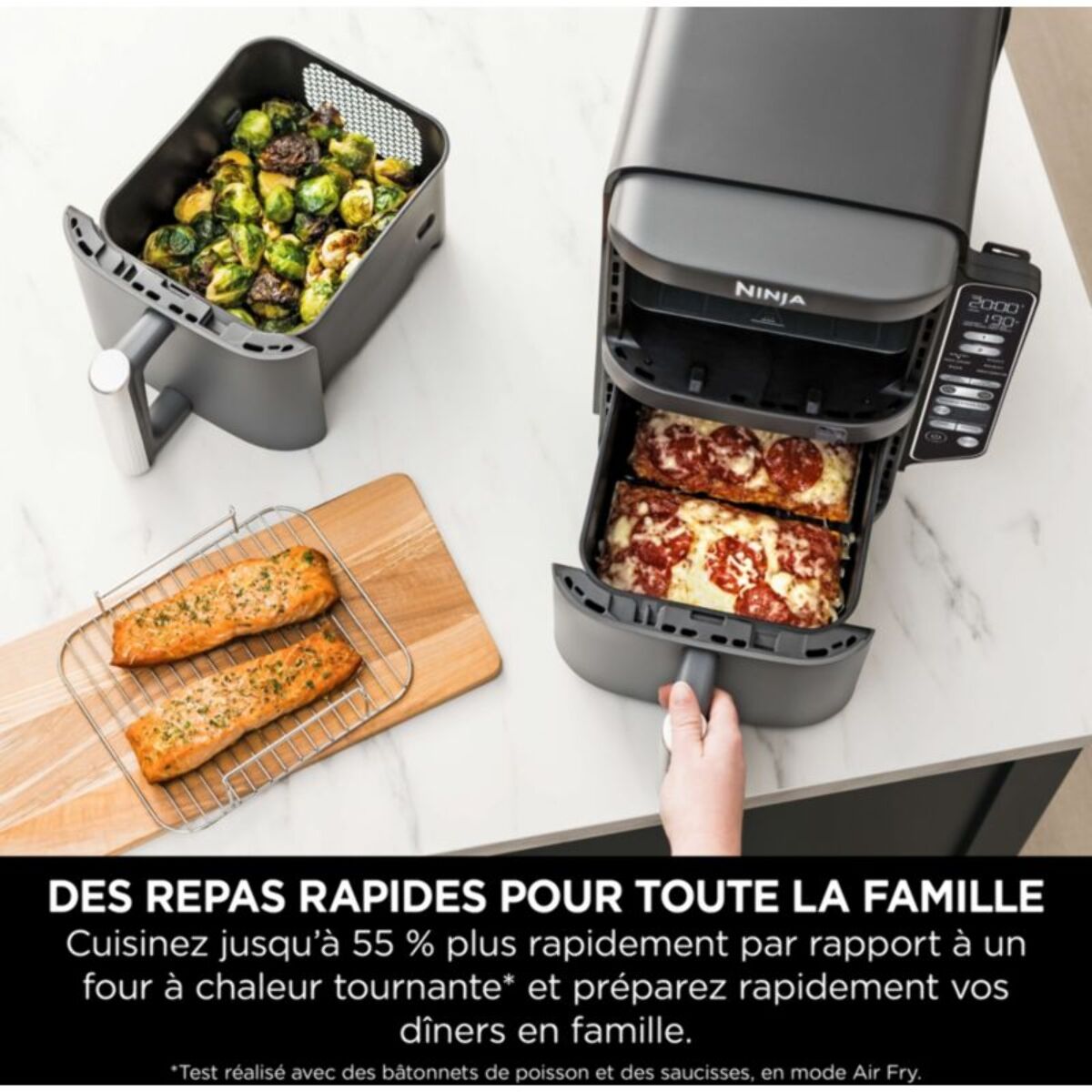 Friteuse sans huile NINJA Double Stack XL 9,5 L SL400EU