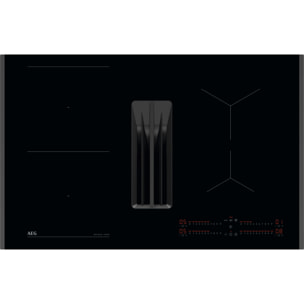 AEG Placa de inducción con campana extractora de 80 cm TH84CB03FB