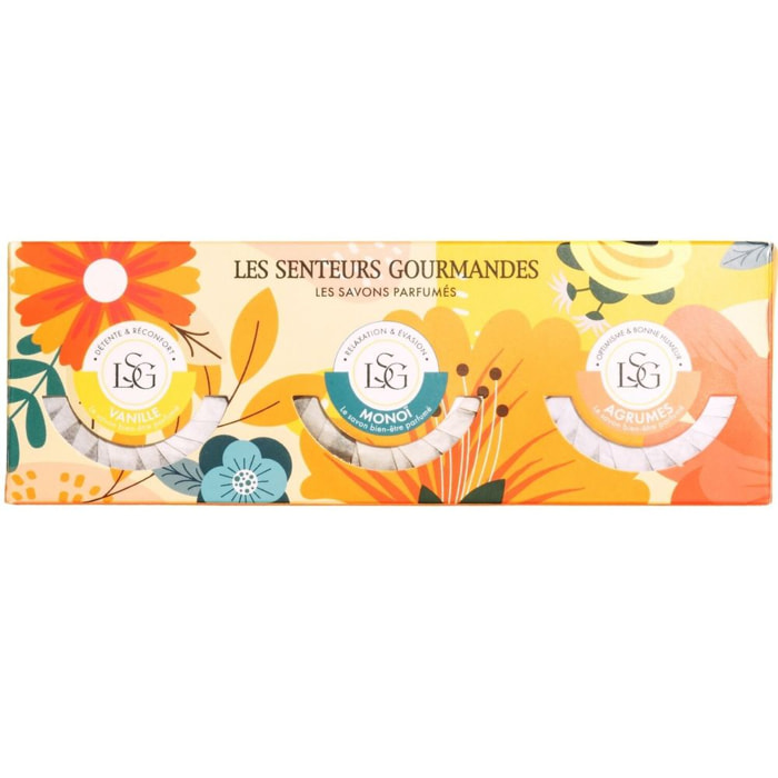 Les Savons Parfumés - Coffret 3 Savons