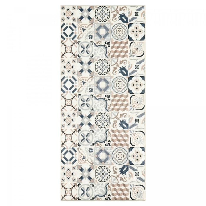 Tapis de cuisine motif carreaux de ciment MOJO