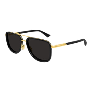 Gafas de Sol Bottega Veneta BV1463S-001 de Metal Hombre 56 mm