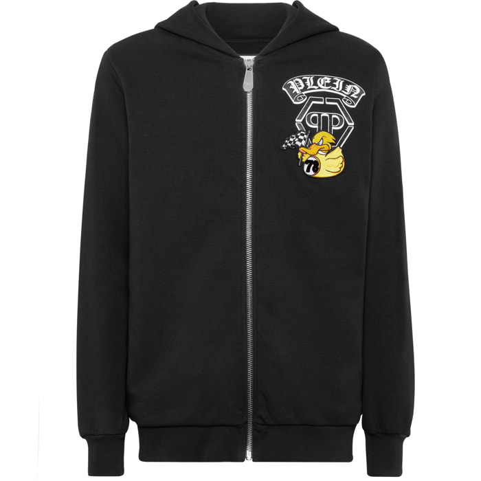 PHILIPP PLEIN Hooded Sweatjacket DUCK