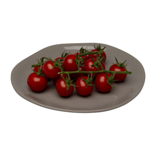 Assiettes Organic 20cm taupe set de 6 Kare Design