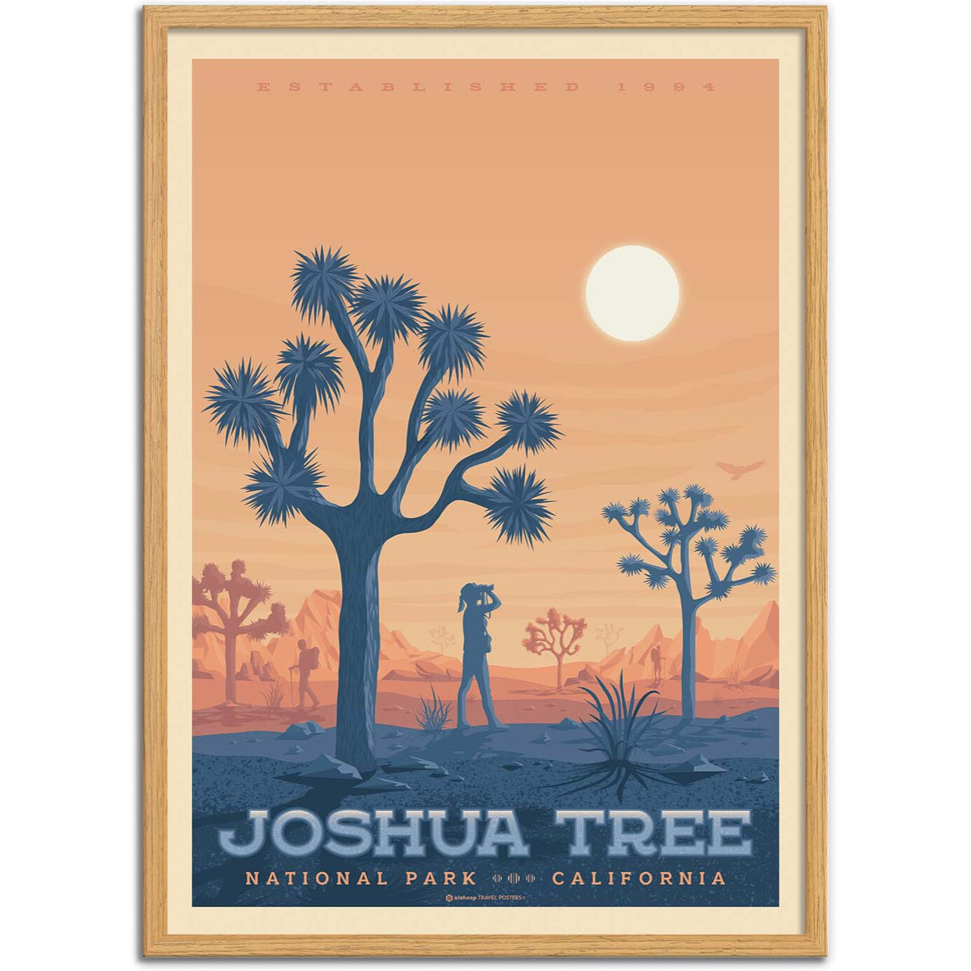 Affiche - Joshua tree - Olahoop Travel Posters