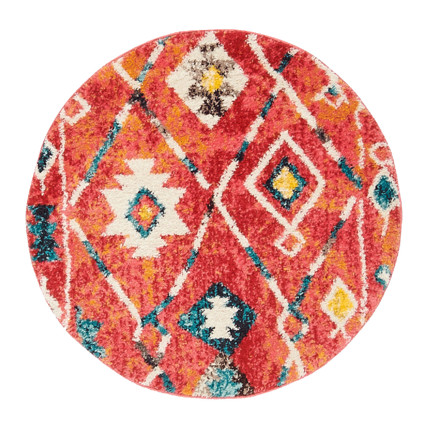 Tapis GIba rouge motif traditionnel berbère