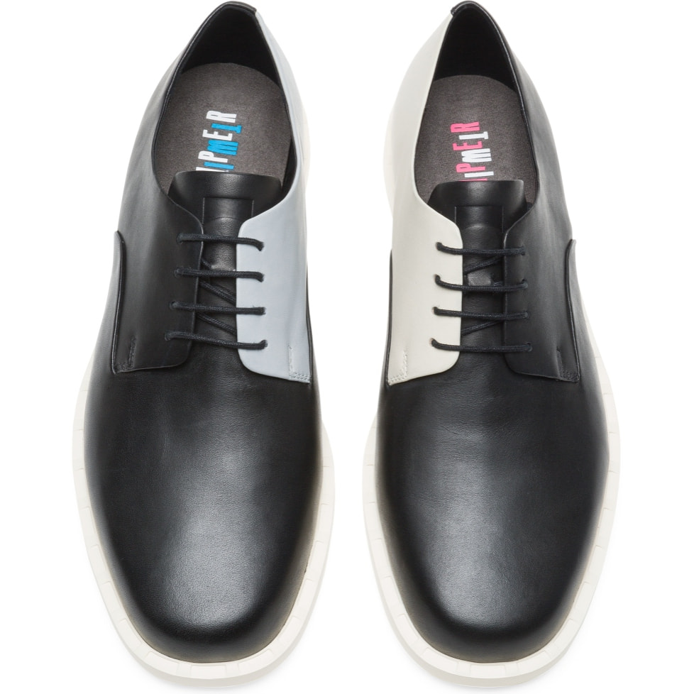 Camper Zapatos con cordones Hombre Twins Negro