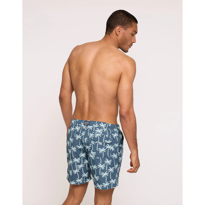 Bañador Palmeras Azul - Novepalm