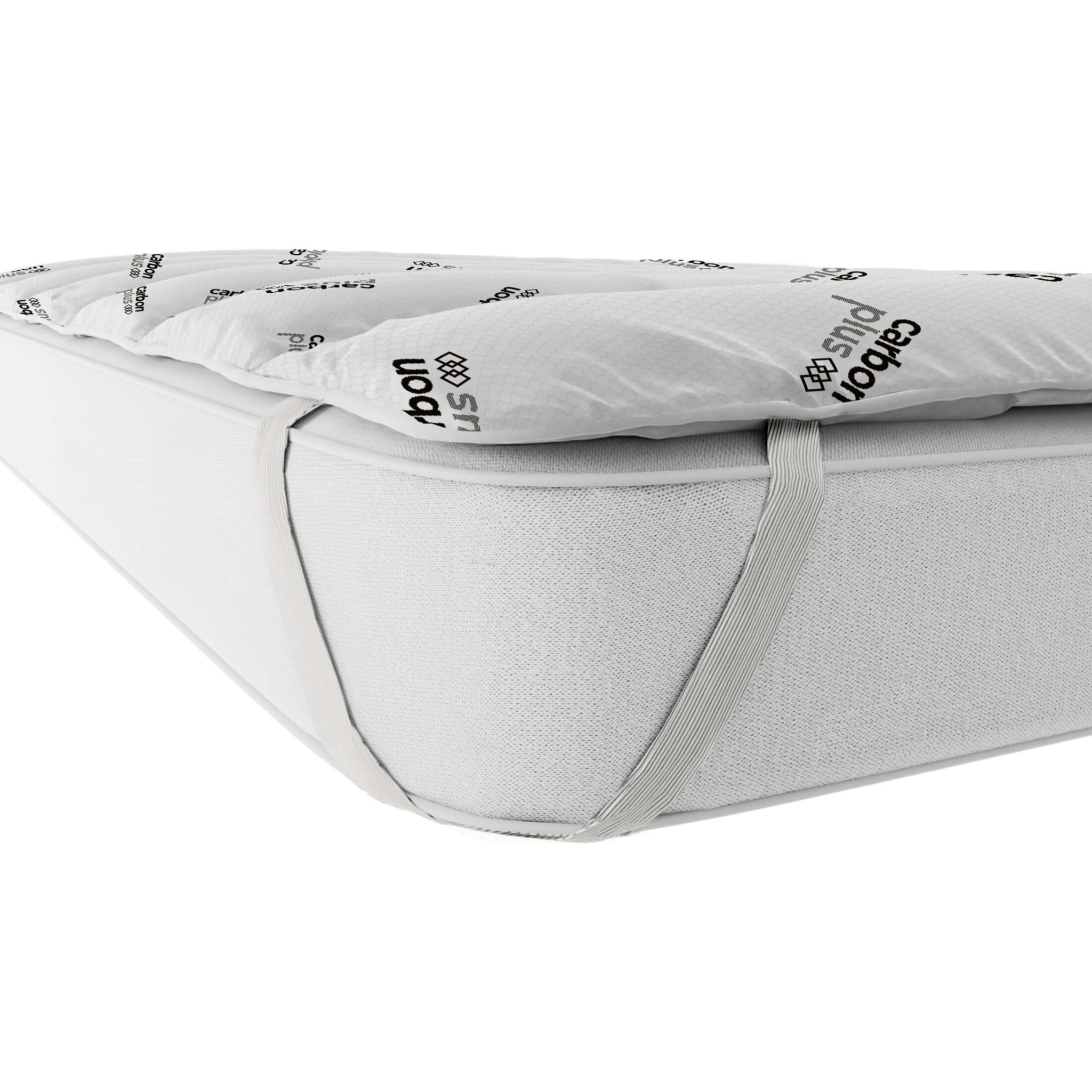 TOPPER TRAPUNTATO CARBONIO CON ELASTICI - Made in Italy
