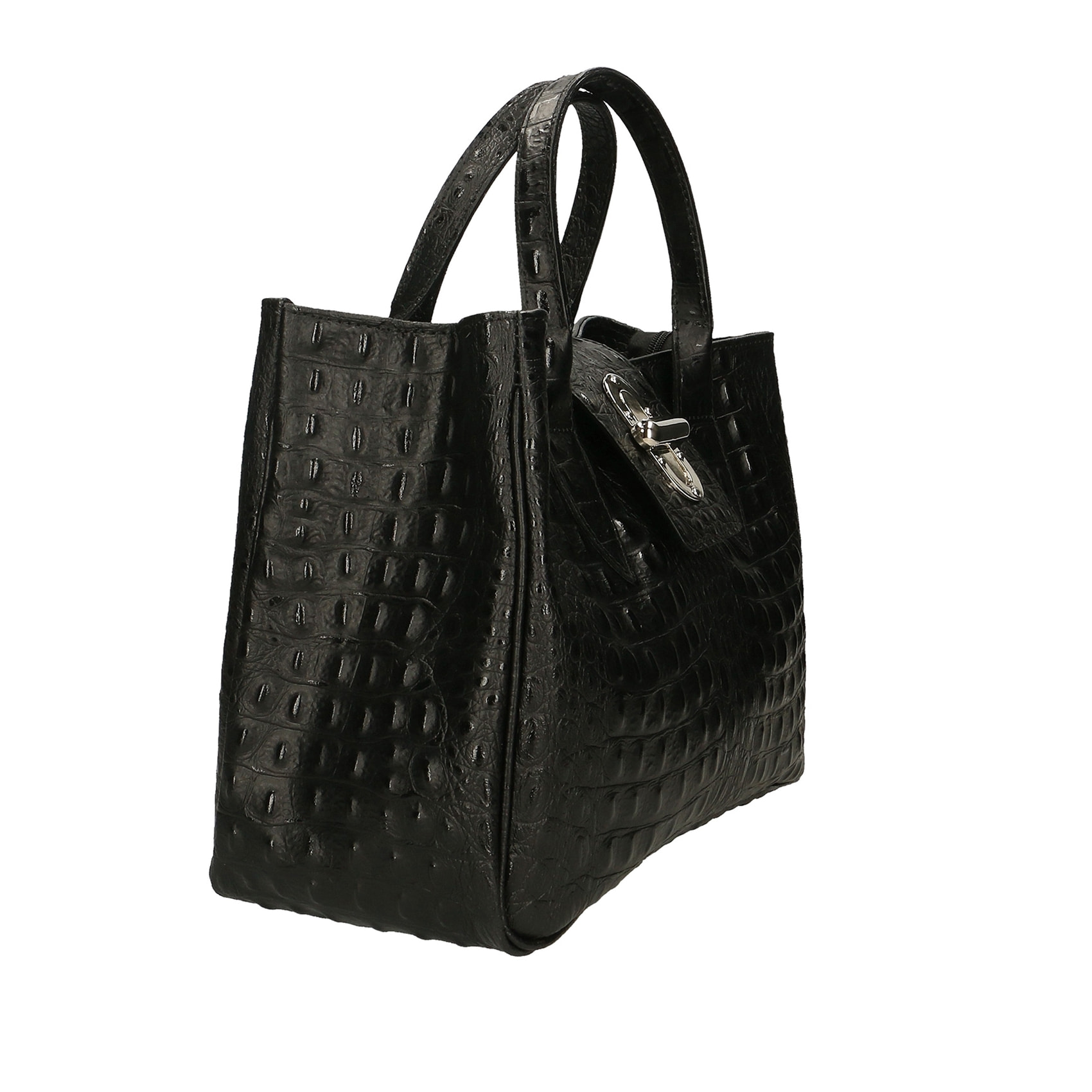 Borsa a mano da donna In Vera pelle Made in Italy 35x23x13 cm