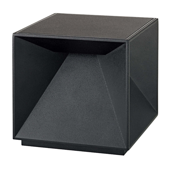 Lampe de table cubique sans fil CUBOX Noir 10cm
