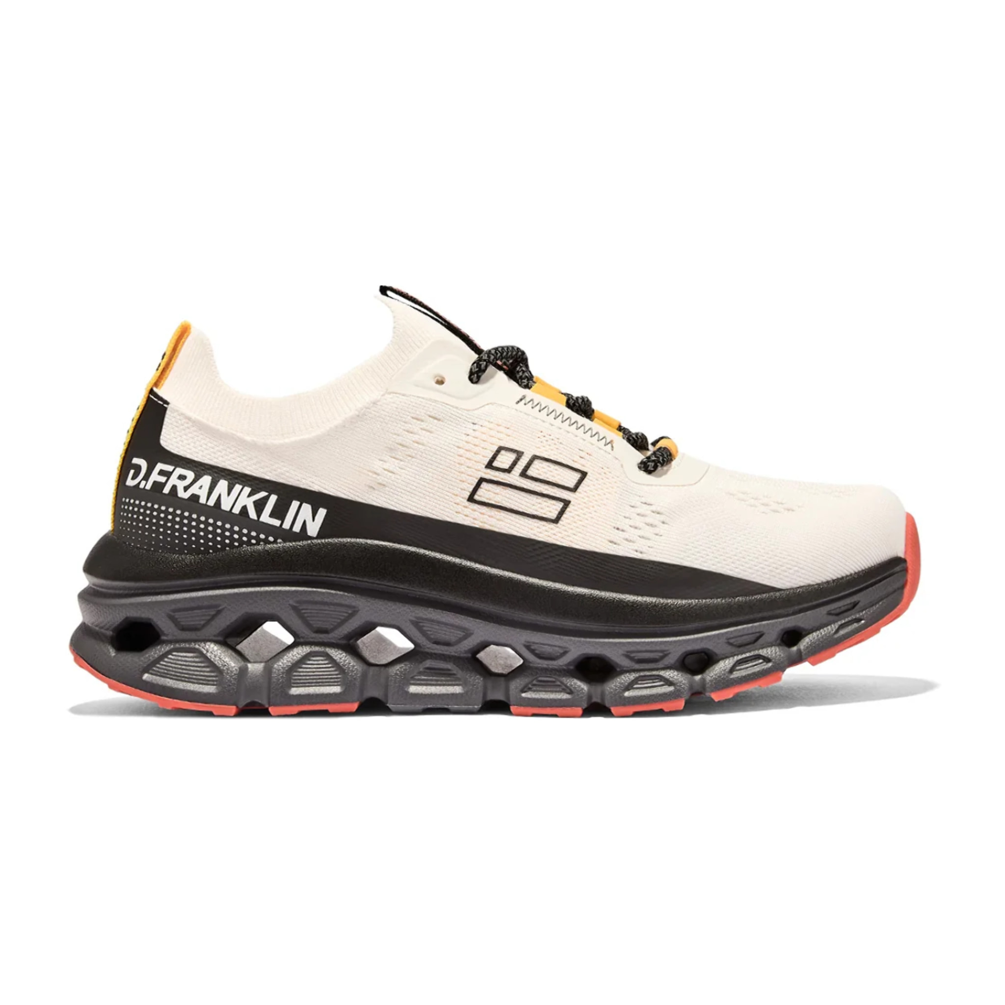 Zapatillas Unisex Aero Mesh en Blanco y Negro D.Franklin