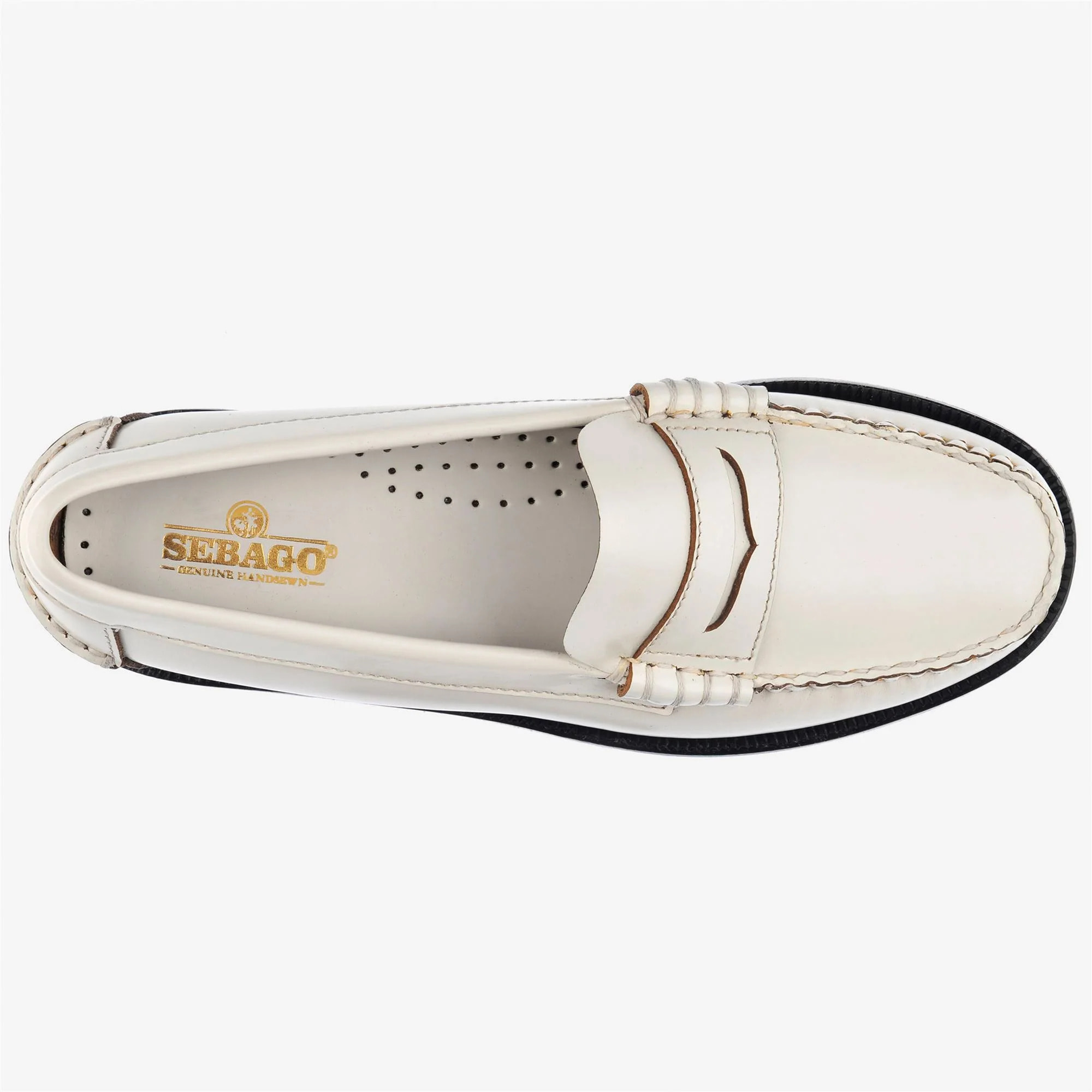 Sebago - Mocassini Donna Bianco - Classic Dan Pigment Woman