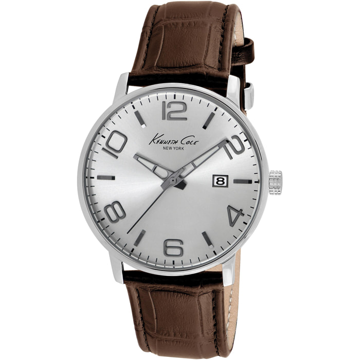 Reloj Kenneth Cole IKC8006 Hombre Analogico Cuarzo con Correa de Piel