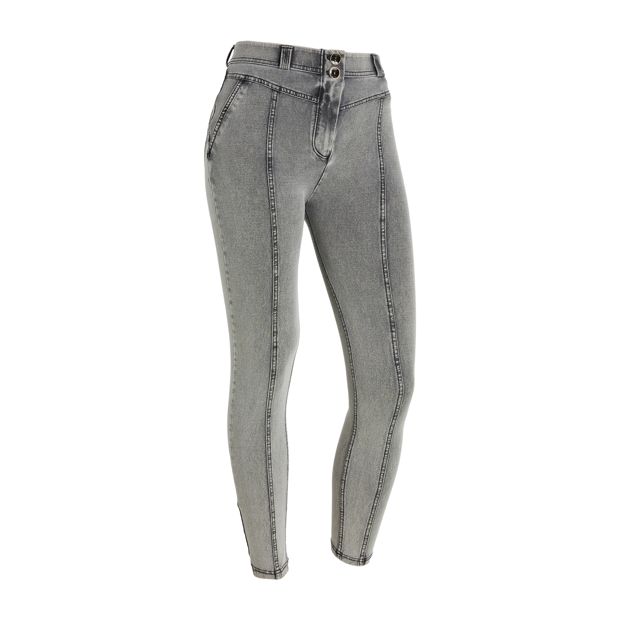 Jeggings WR.UP® vita alta con inserti, cucitura centrale