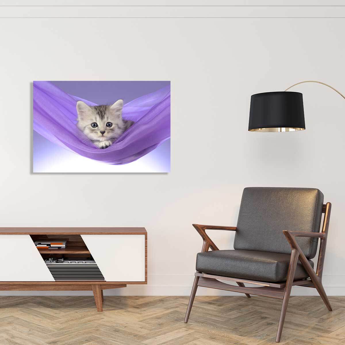 Tableau animaux chat  Toile imprimée