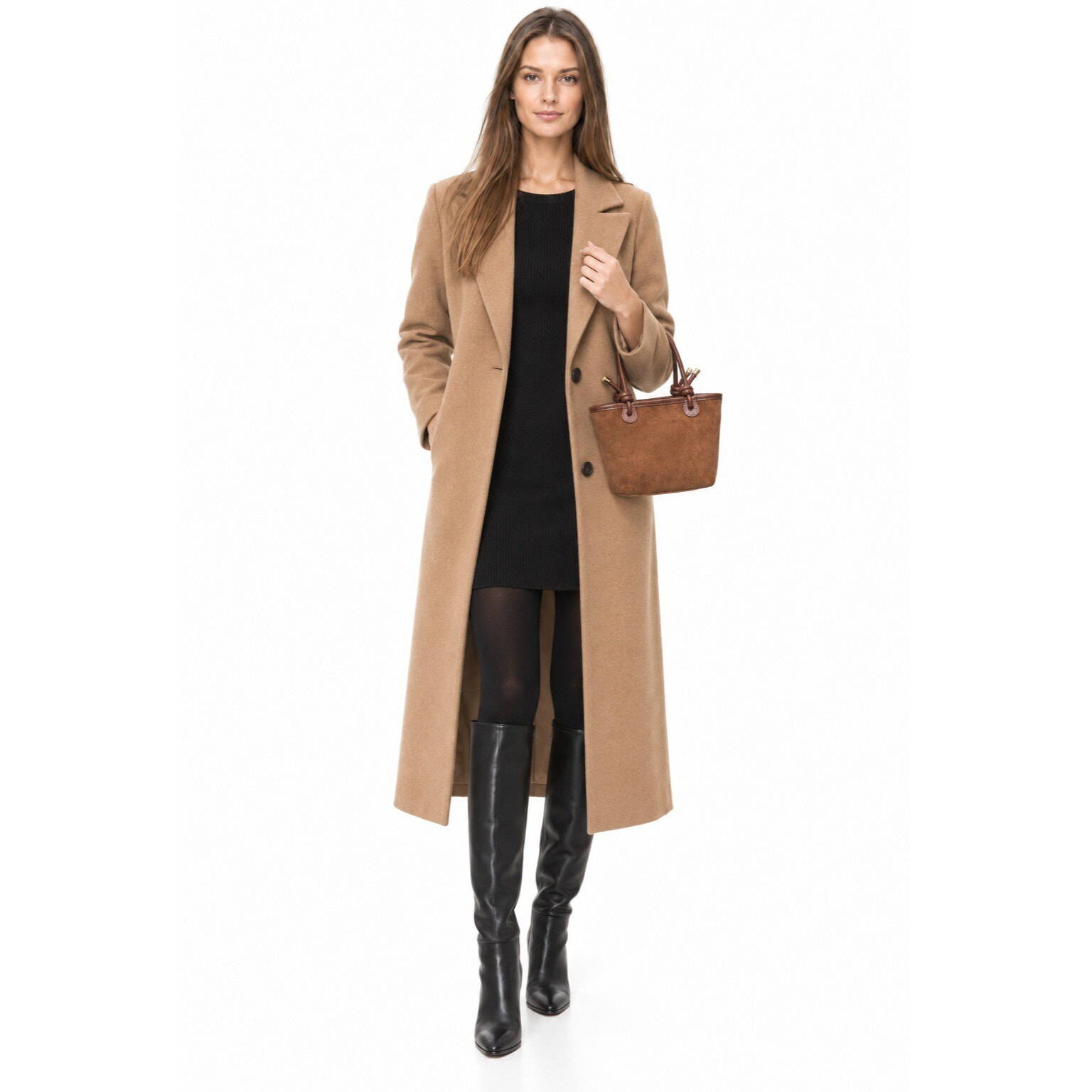 Tote Anna Luchini Cammello