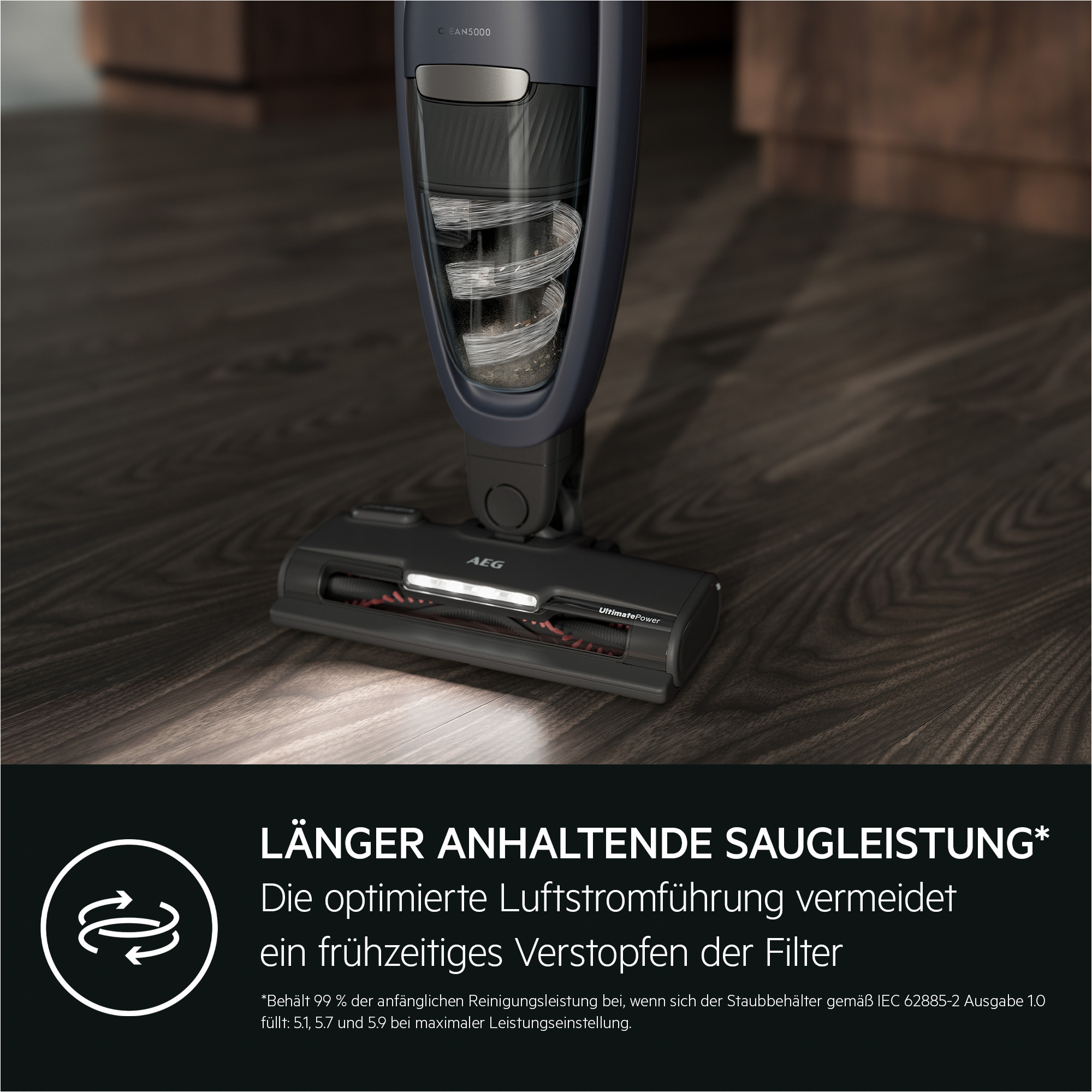 AEG Aspiradora sin cable 5000 de 45 min de autonomía AS52CB18DB