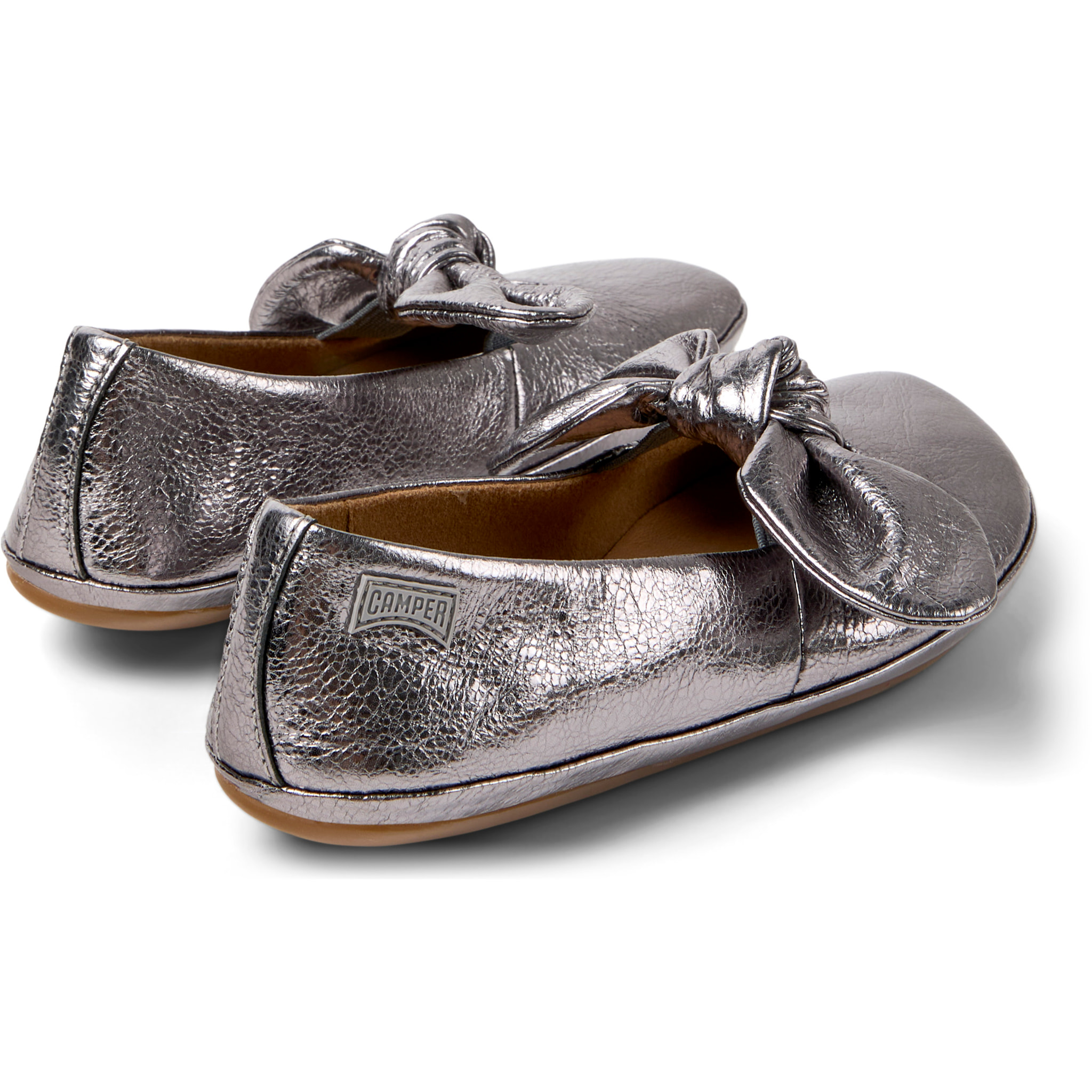 Ballerine - CAMPER Right - Grigio - Pelle liscia